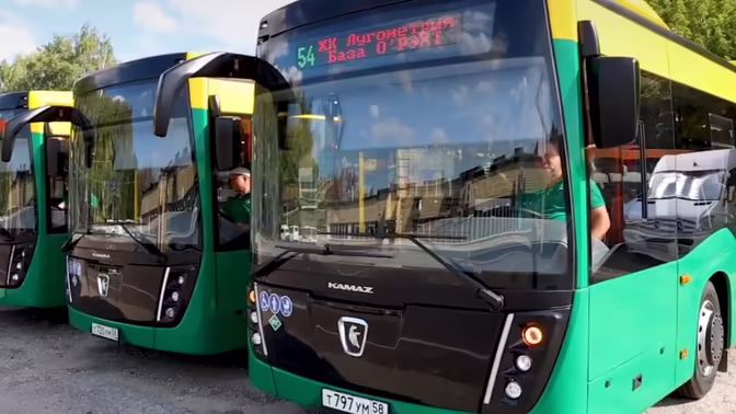 В Пензе на маршруте № 54 будут работать 13 новых автобусов КамАЗ