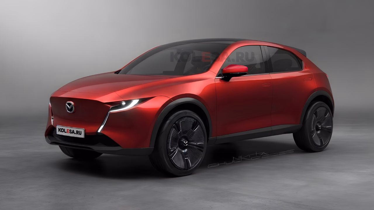 Каким может быть новый кроссовер Mazda CX-3: первые изображения