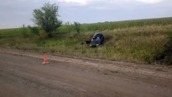 В Ташлинском районе «Лада Калина» съехала с дороги и опрокинулась: пострадала пассажирка