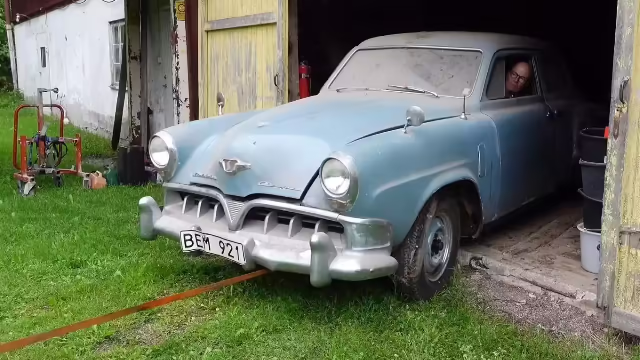 Редкий Studebaker Champion 1952 года 50 лет простоял в сарае