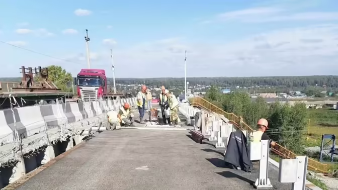 Новую схему движения введут на мосту у Плотниково под Новосибирском с 16 августа