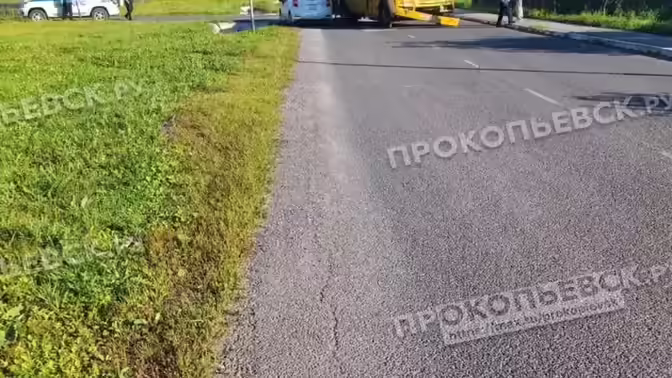 Школьный автобус попал в ДТП в Кузбассе
