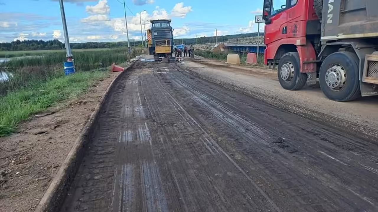 В Немском округе приступили к демонтажу моста через реку Немда