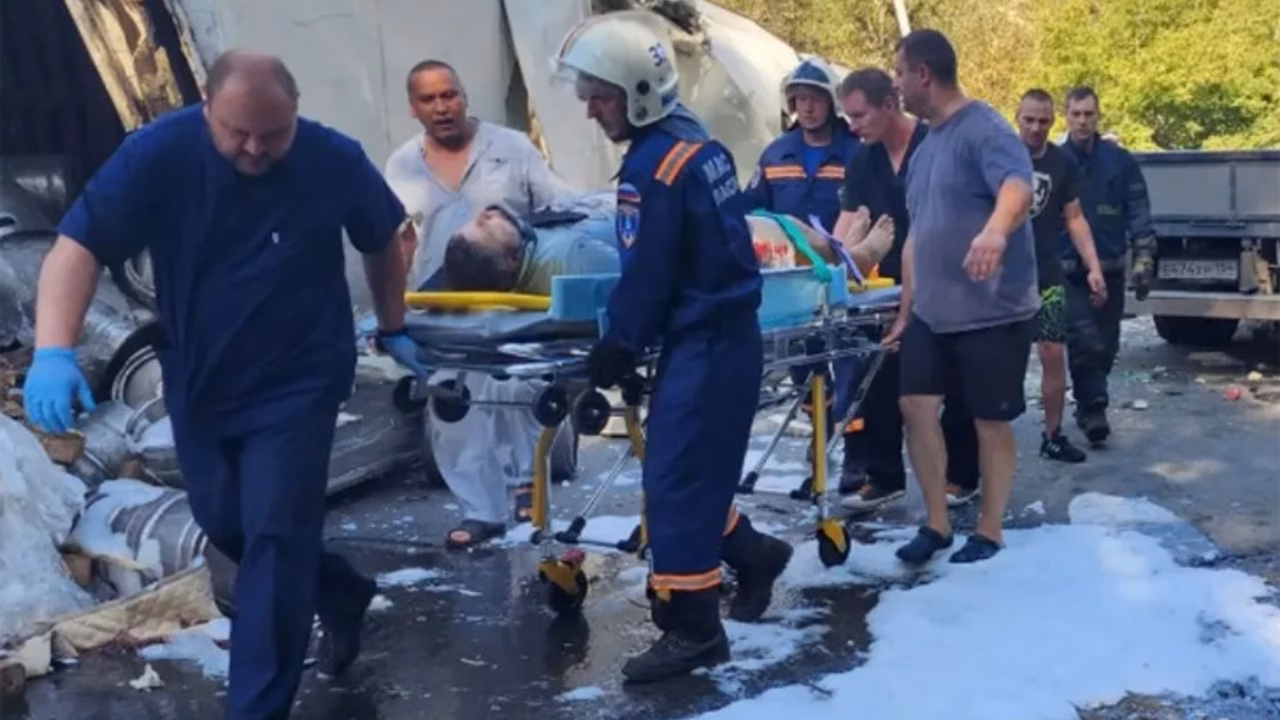Пьяный дальнобойщик на МАЗе устроил ДТП с пострадавшим в Новосибирске