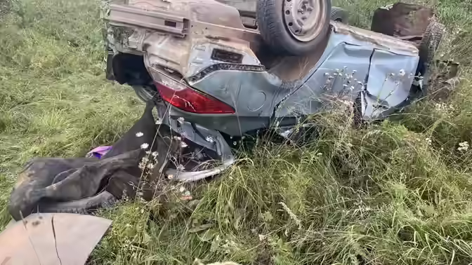 В Пономаревском районе в ДТП с переворотом погибли два человека