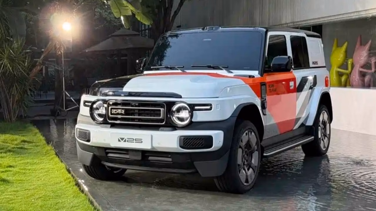 В Китае прошла презентация нового кроссовера iCar V25