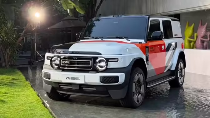 В Китае прошла презентация нового кроссовера iCar V25
