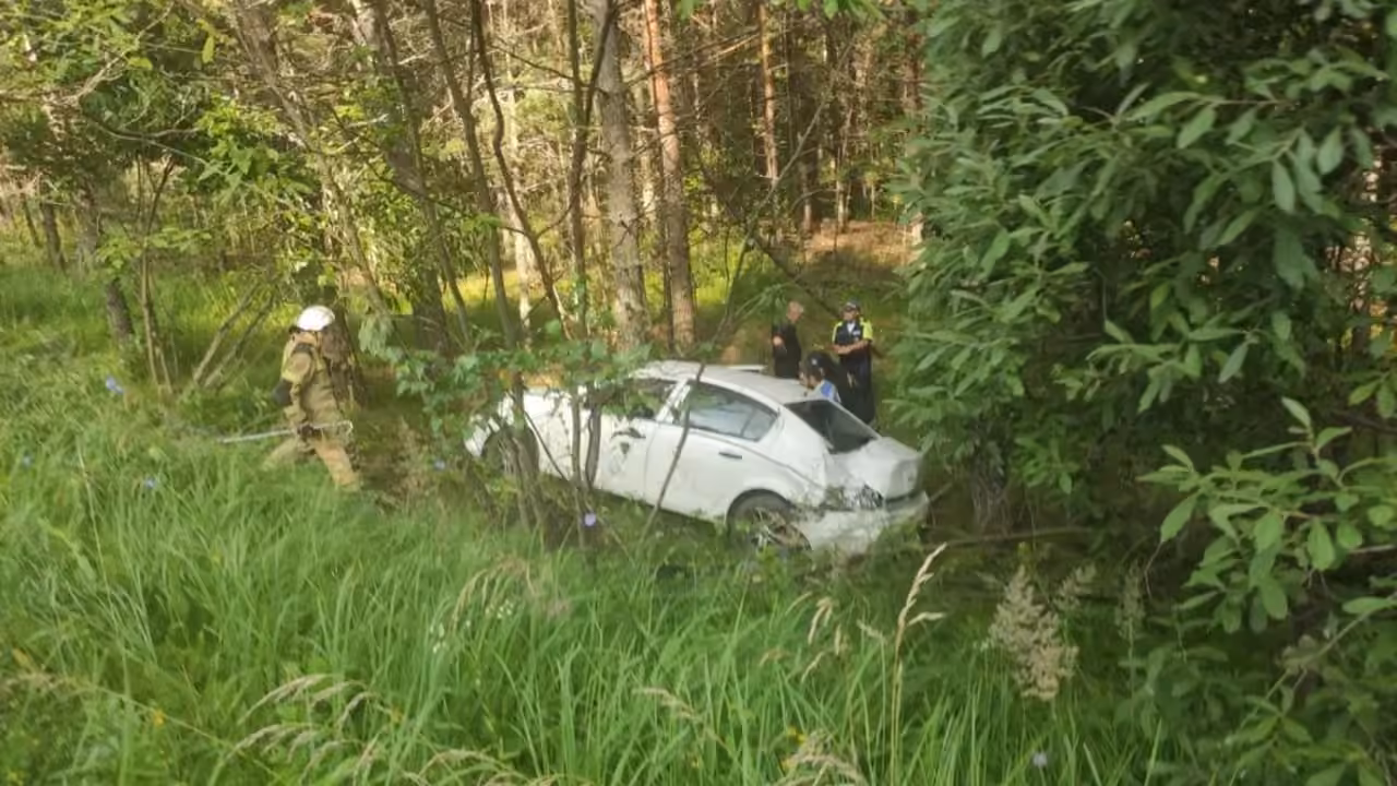 В Никольском районе Opel Astra съехал в кювет, пострадали люди