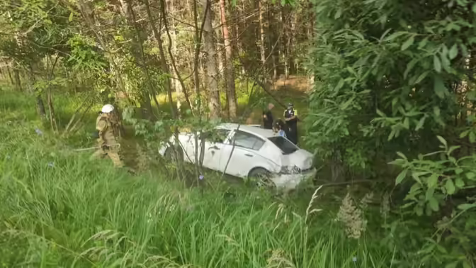 В Никольском районе Opel Astra съехал в кювет, пострадали люди