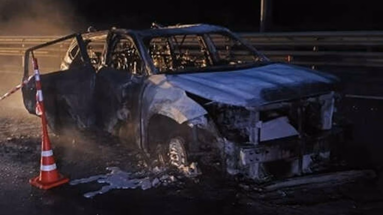 В Ленобласти на видео сняли Toyota, в которой погибли два человека