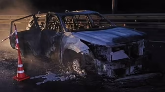 В Ленобласти на видео сняли Toyota, в которой погибли два человека