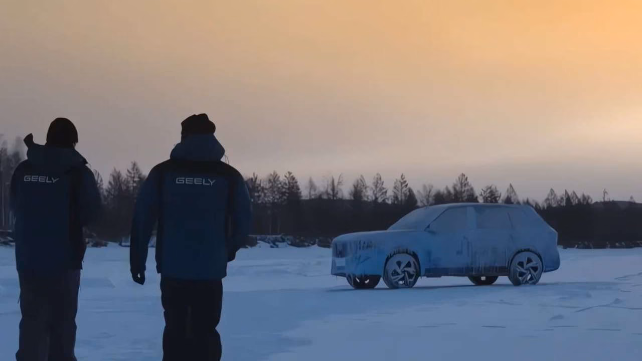 Новый кроссовер Geely готов ездить в арктическом холоде