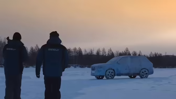 Новый кроссовер Geely готов ездить в арктическом холоде