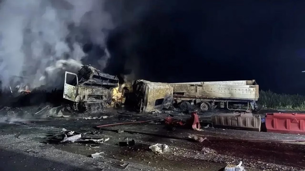 В Пронском округе трое грузовиков попали в ДТП, есть погибший