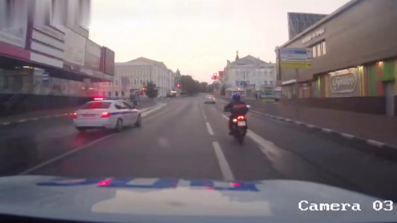 В Ульяновске задержали нетрезвого байкера после погони