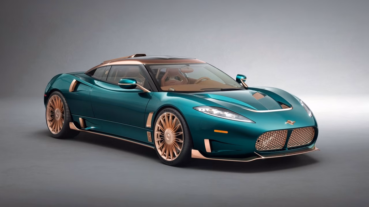 Spyker C8 Preliator XXV Coupe: узнаваемый дизайн, золотая отделка, мощный V8 и МКП