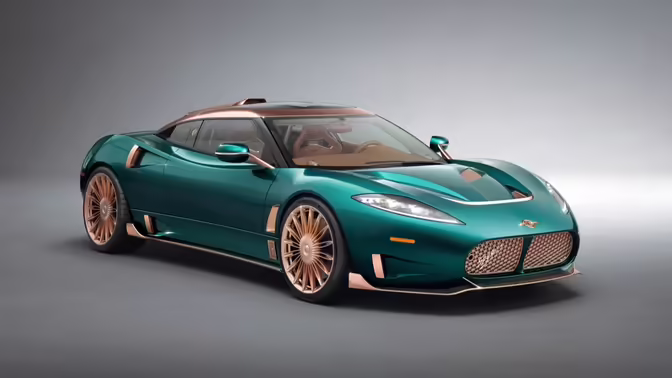 Spyker C8 Preliator XXV Coupe: узнаваемый дизайн, золотая отделка, мощный V8 и МКП