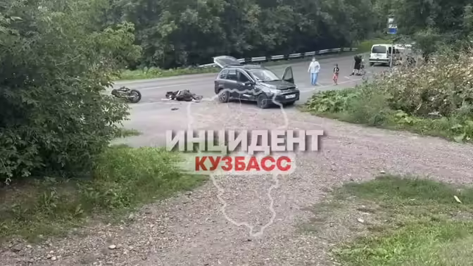 Соцсети: смертельное ДТП с мотоциклистом произошло в Кузбассе
