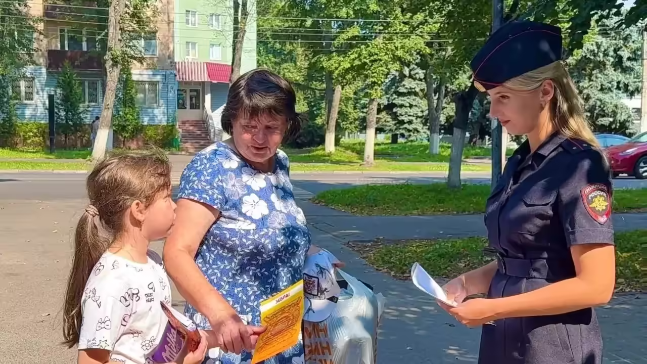 В Курской области автоинспекторы провели профилактическую акцию «Зебра»