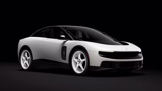 Весь в белом и за миллион: «нулевой» Ferrari Luce продадут на аукционе