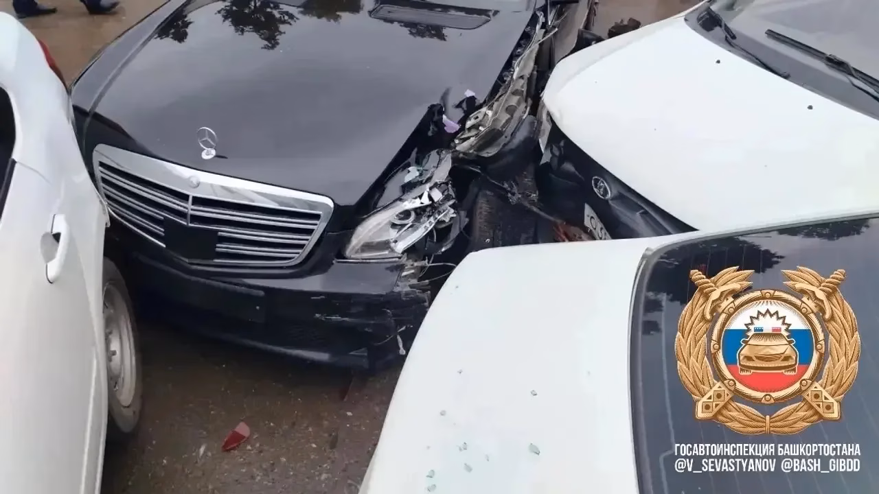 В Башкирии виновник массового ДТП сбежал с места аварии, но позже сдался