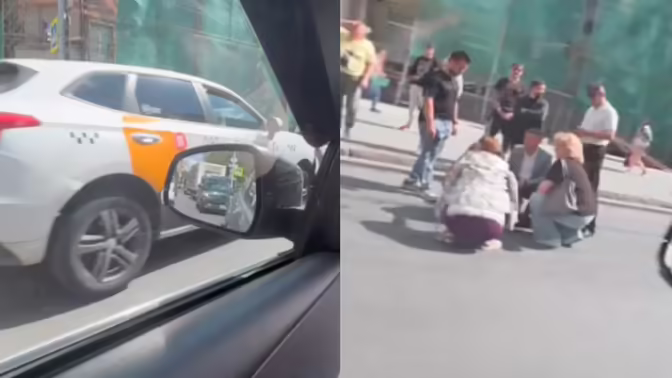 В Новосибирске таксист сбил женщину на пешеходном переходе