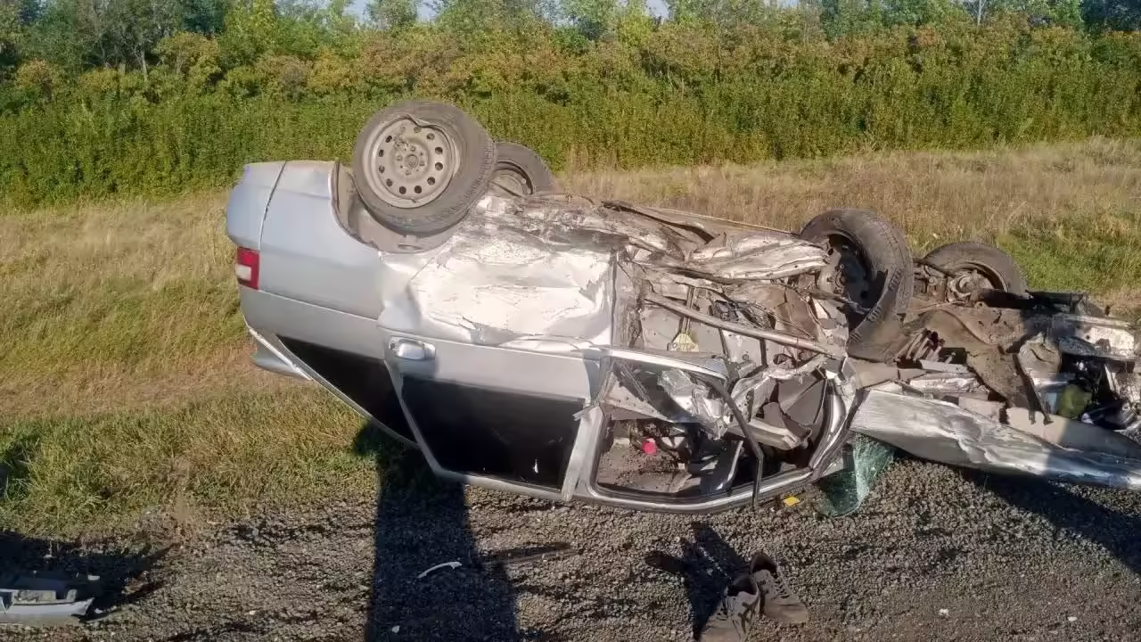 Под Оренбургом в ДТП пострадал ребенок и два взрослых