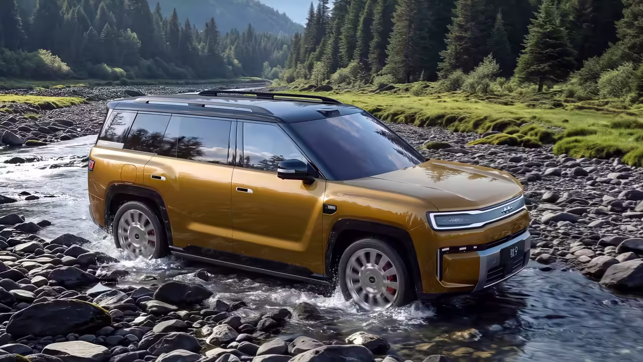 FangChengBao Tai 9 — трёхрядный plug-in гибридный кроссовер BYD