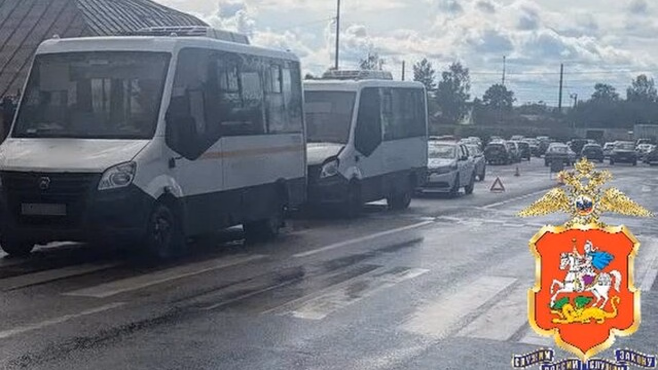 Шесть человек пострадали в ДТП с двумя автобусами в Подмосковье