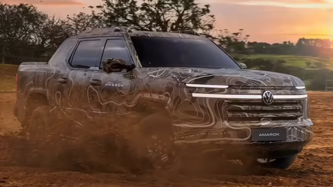 Новый Volkswagen Amarok на китайской платформе показали на фото