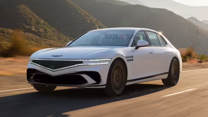 Обновлённый Genesis G90: первые изображения