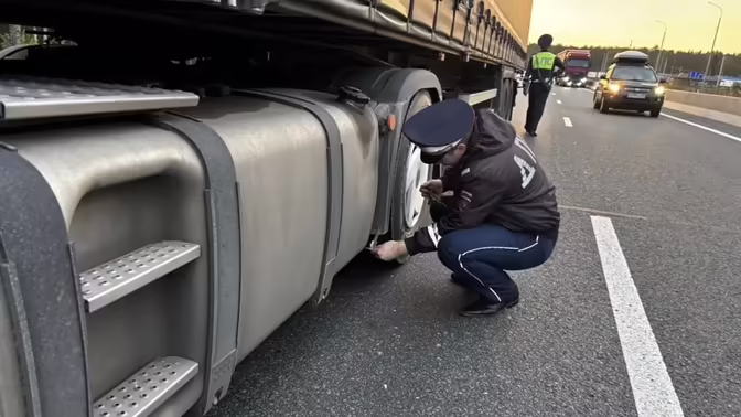 На Урале грузовик сбил женщину, которая шла по скоростному автобану