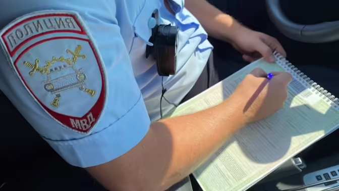 В Курске полиция ловит мотоциклистов - нарушителей
