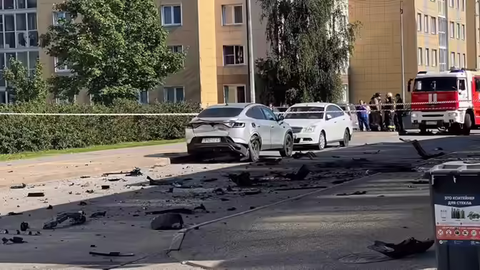 В Петербурге взорвался автомобиль