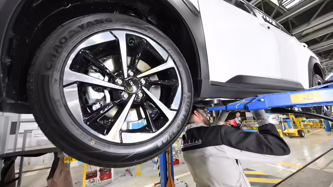 В России выросло производство легковых автомобилей