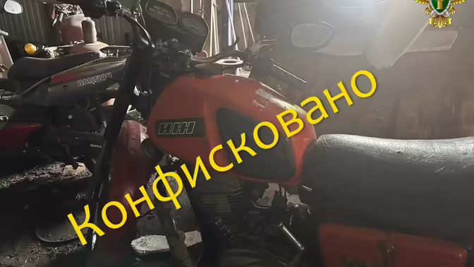 Нижнеломовец на мотоцикле попытался уйти полем от полиции