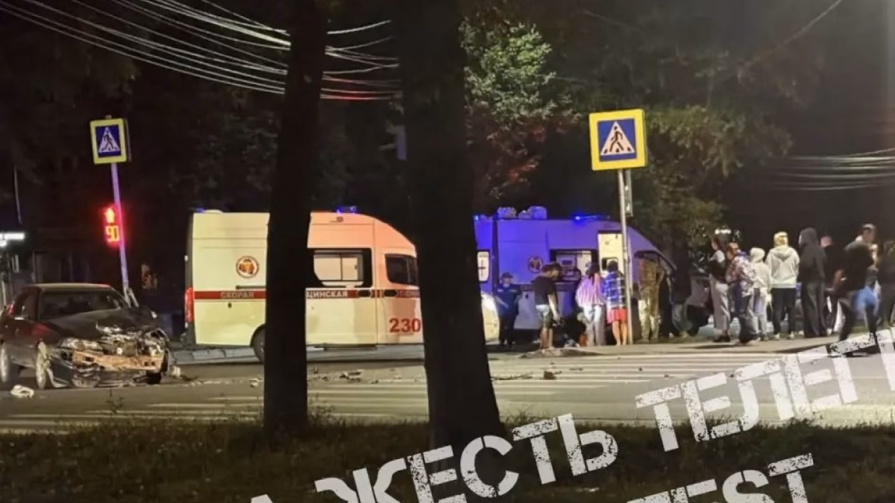 В Туле столкнулись автомобиль и мотоцикл