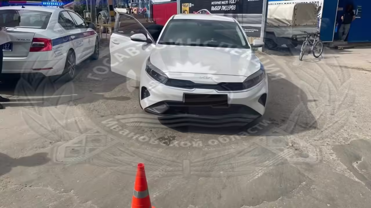 В Иванове водитель "Kia" сбил подростка на "зебре"