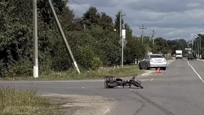 Авария с электровелосипедом в Белевице из-за нарушения обгона