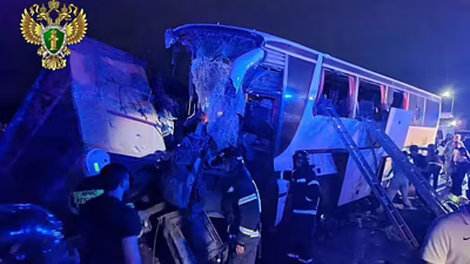 На Ставрополье после ДТП с автобусом госпитализировали 26 пострадавших