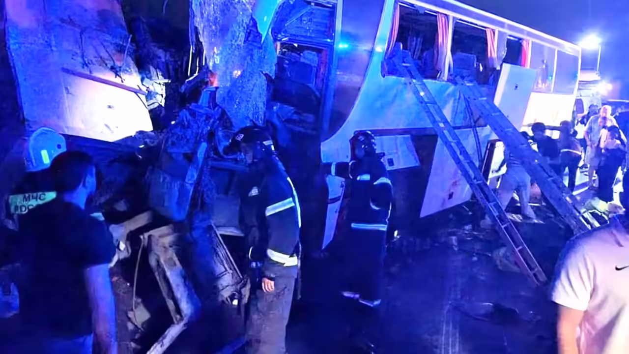 Число пострадавших в ДТП с автобусом на Ставрополье выросло до 38