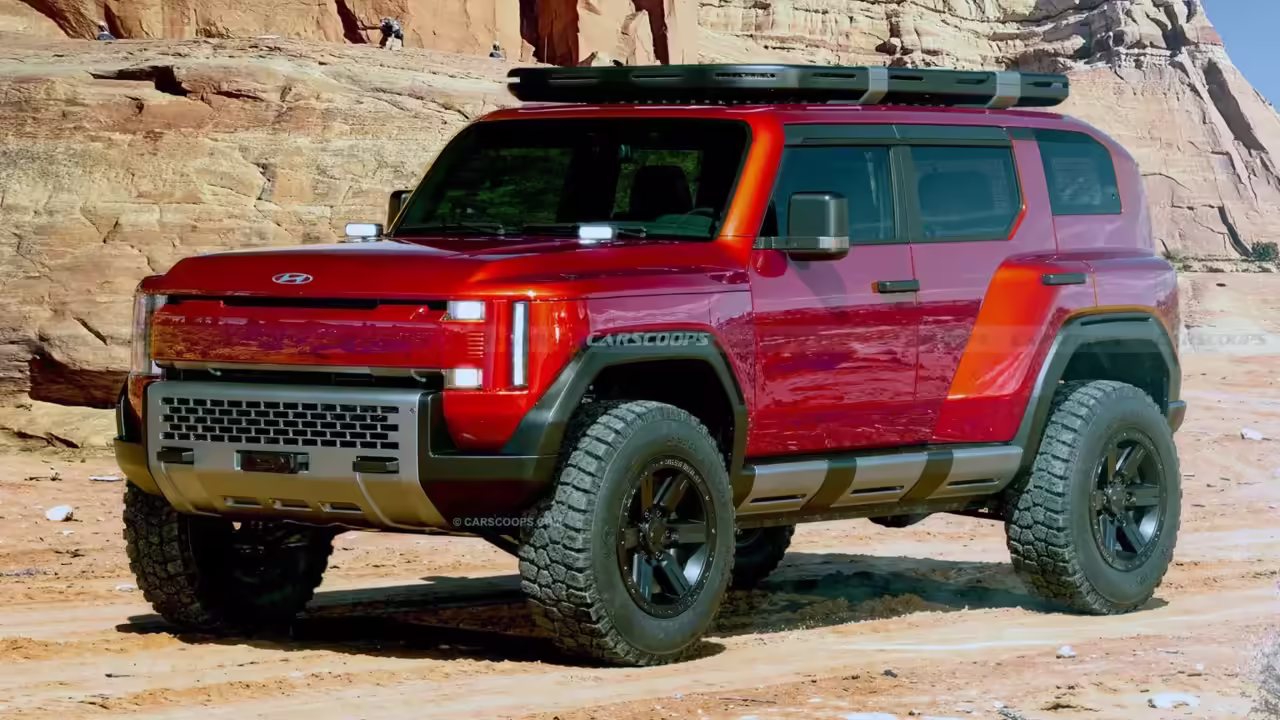 Конкурент Bronco и Wrangler: изображение серийного Hyundai Boulder появилось в Сети