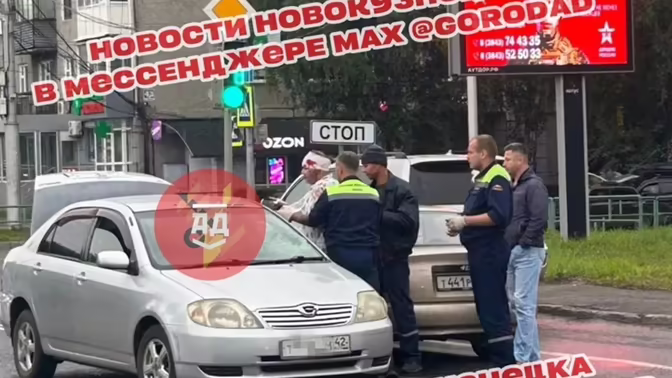 В Новокузнецке автомобиль сбил пешехода