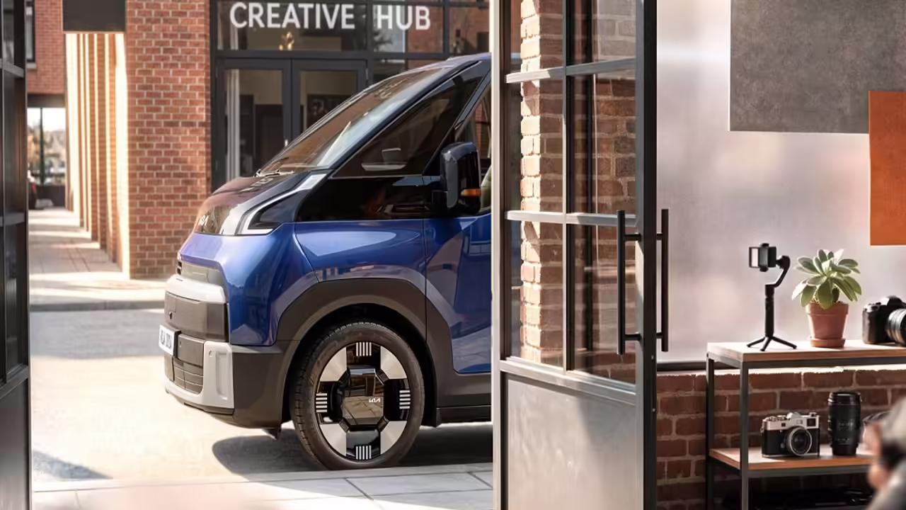 Kia представит электрический фургон PV7 на выставке в Ганновере