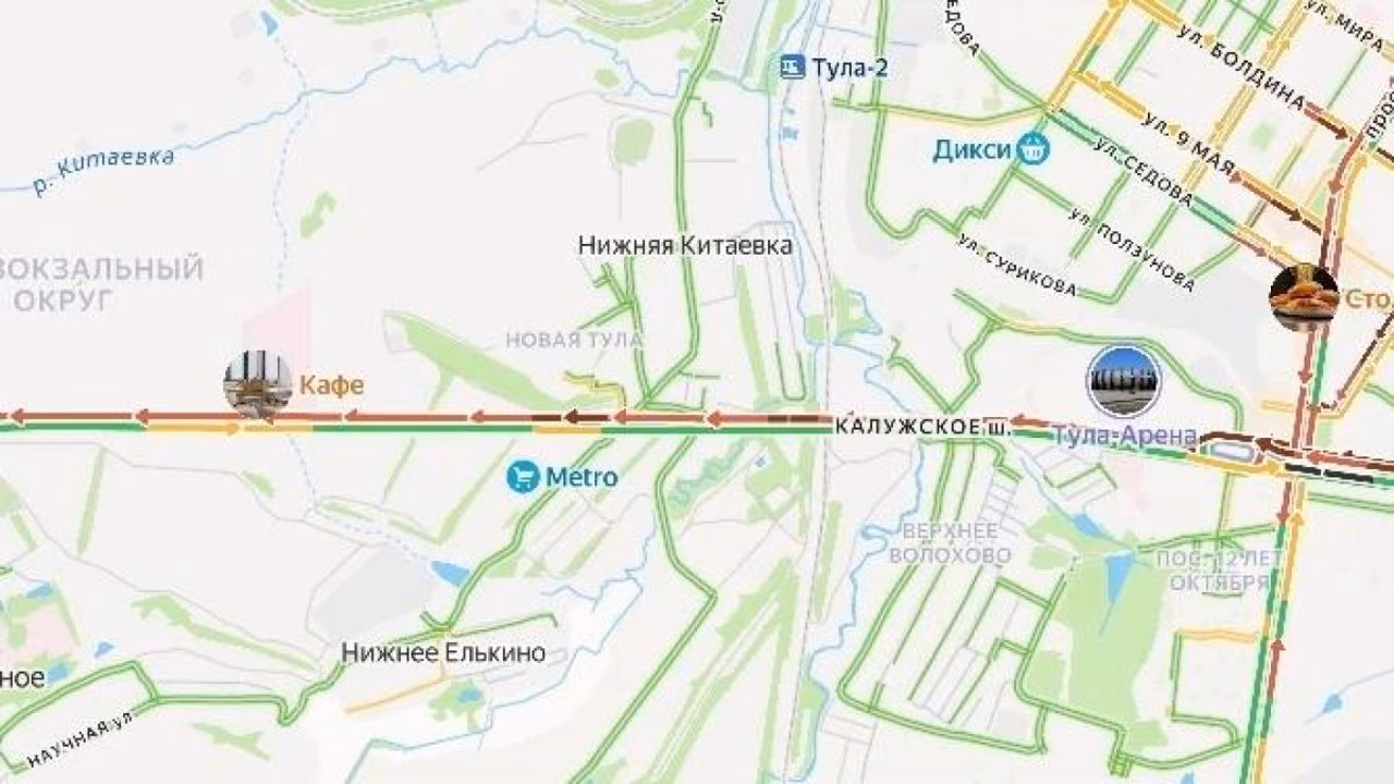Ремонт начался на Калужском шоссе в Туле