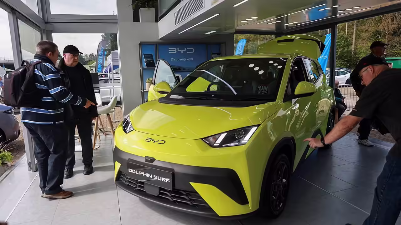 Мировые продажи электрокаров BYD растут четвертый месяц подряд