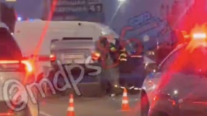 В Сургуте на видео попали последствия ДТП с переворачиванием автомобиля на крышу