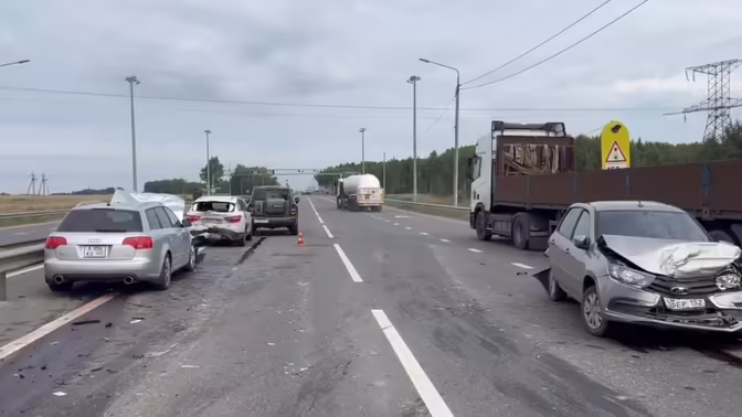 Массовое ДТП с пострадавшими произошло на трассе под Нижним Новгородом