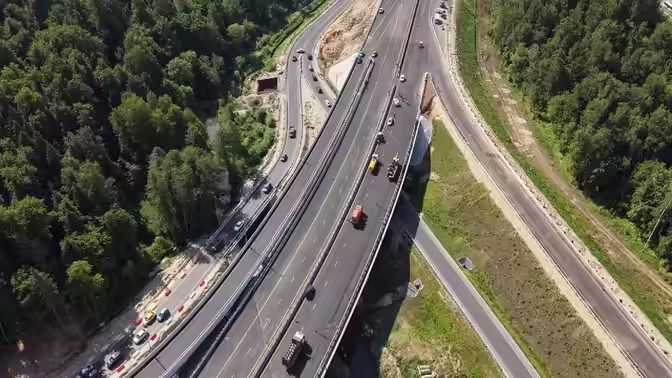 «Без единого светофора»: Воробьев и Хуснуллин открыли дублер МКАД длиной 45 километров