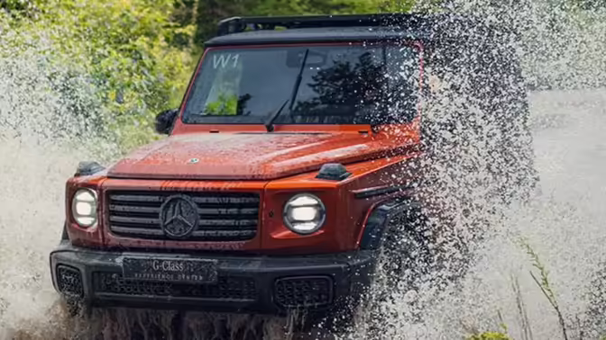 Mercedes запатентовал технологию для движения внедорожников по воде